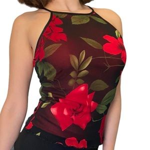 Sheer Rose Blouse 🌹